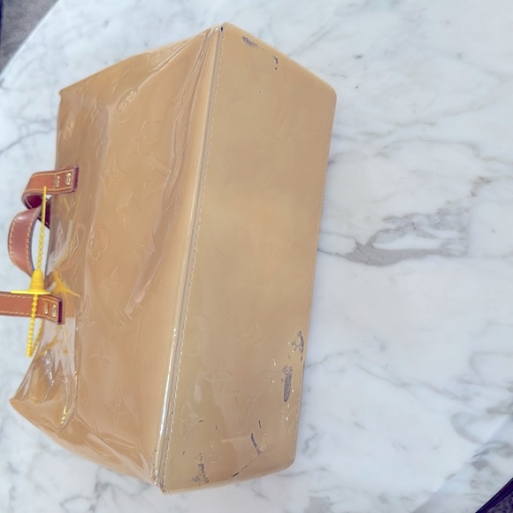 LV Vernis Handbag mini tote beige leather monogram (rubs and a few marks inside) - Picture 4 of 7